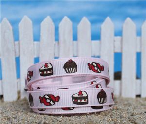 Summer Holiday Ribbon - Cakes & Sweets Pink